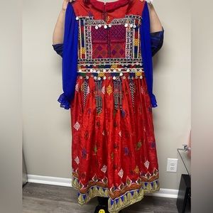 Traditional Formal Afghan Dress